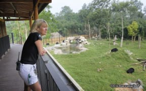 Jill Robinson at Asia's China sanctuary