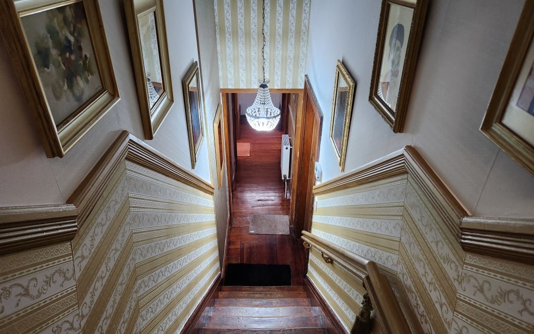 The staircase inside the Old Eltham Post Office