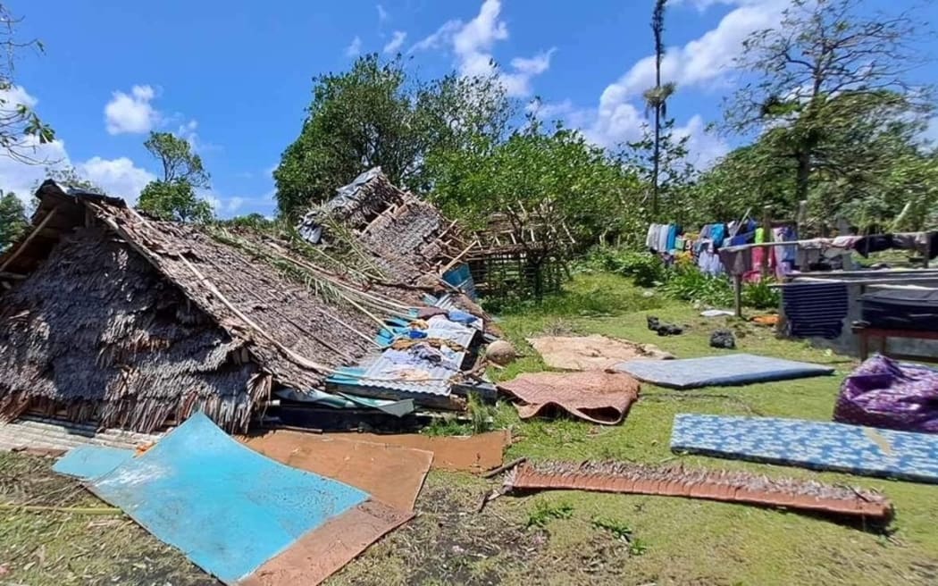 Destroyed houses