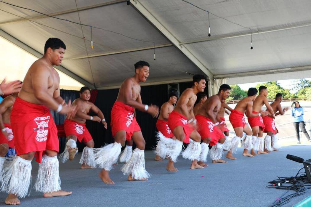 Tongan performers at Polyfest 2019
