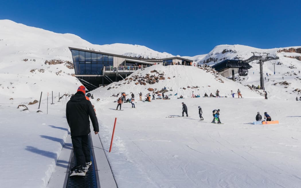 October at Whakapapa ski field, Mt Ruapehu.