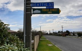 Police tried to stop a vehicle in Beattie St in Gore Southland