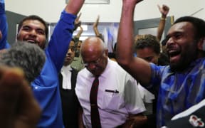 Sitiveni Rabuka following the decision