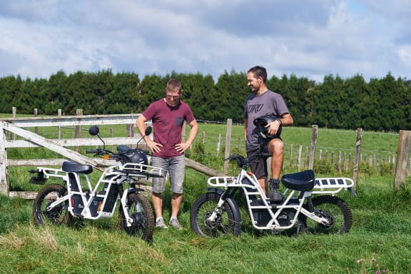 Tim Allan Powering ahead with farm e bikes RNZ