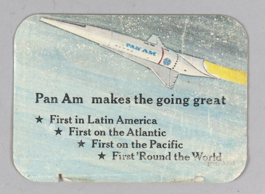 Pan Am Moon flight card