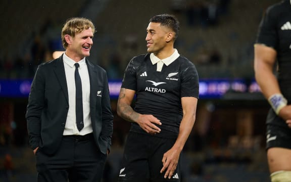 Scott Robertson and Rieko Ioane.
