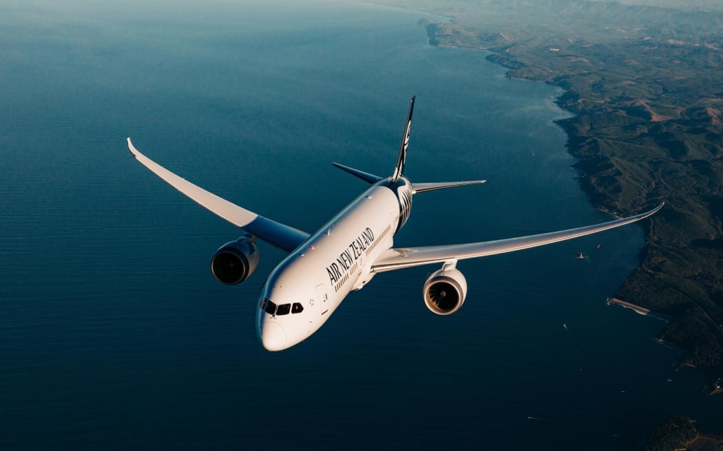 A Boeing Dreamliner 787-9, from the Air New Zealand fleet.