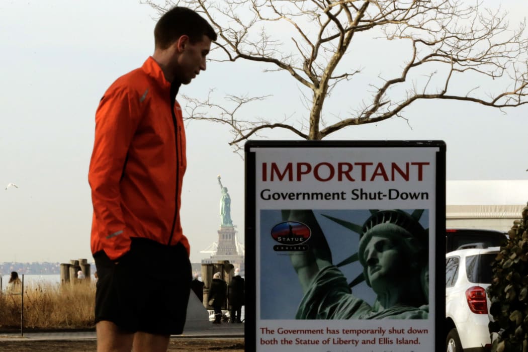 The Statue of Liberty is among landmarks that are closed as part of the US government shutdown