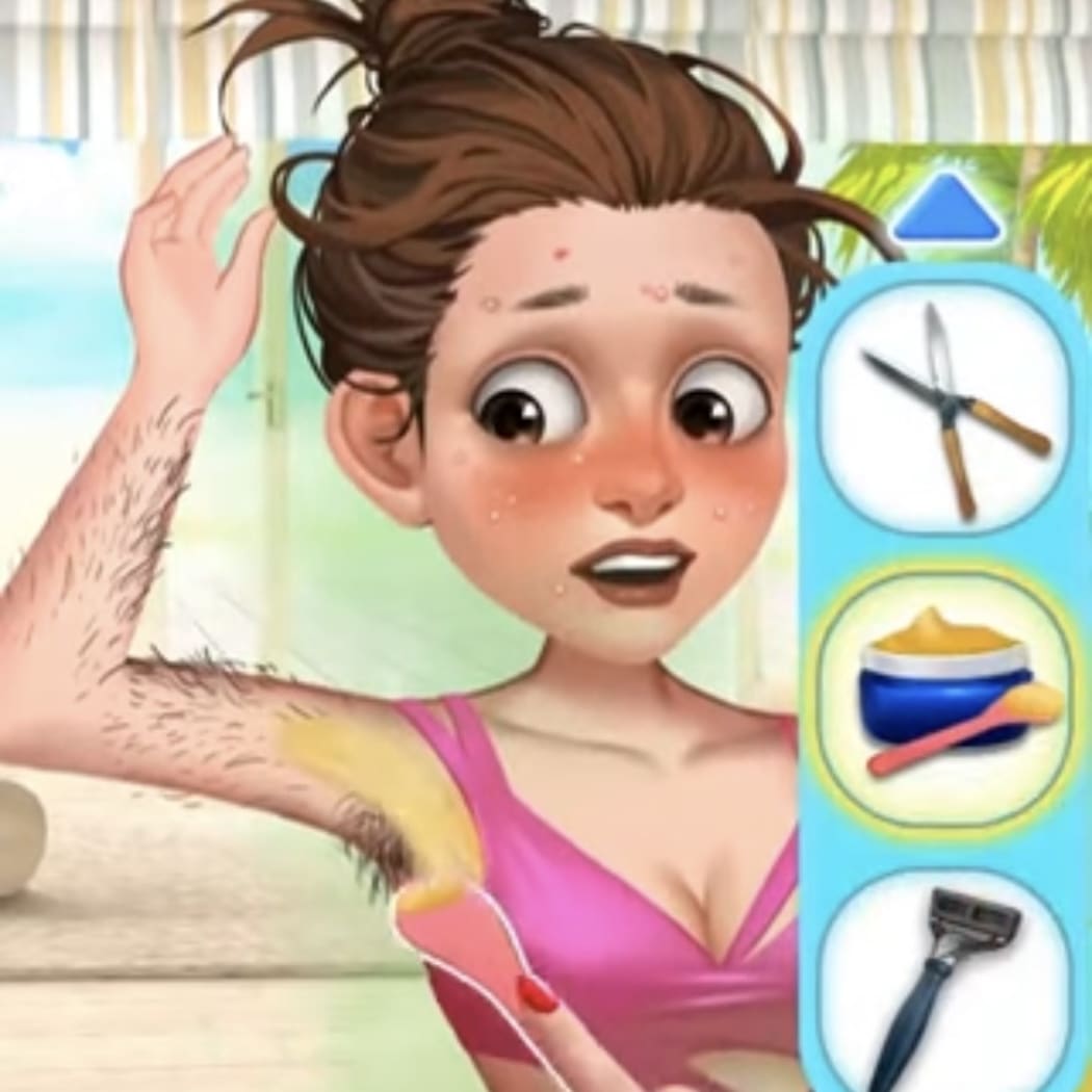 Project Makeover: hairy woman