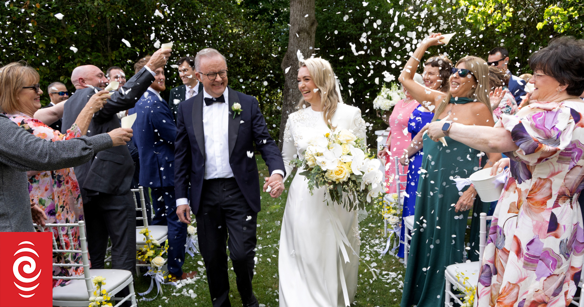 Prime Minister Anthony Albanese marries Jodie Haydon at The Lodge in Canberra
