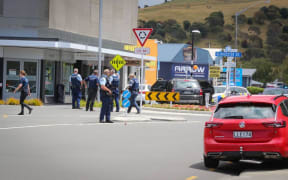Police swarmed Taradale CBD following gang-related altercations on Sunday.
