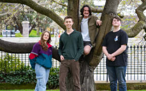 Six60 2025 Scholarship winners
L-R: Emilie Murphy, Ben McMorran, Casey Jowsey, and Jamie Hall.