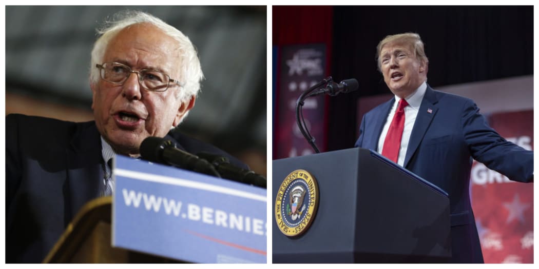 Sanders Trump
