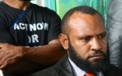 University of Papua New Guinea Student Representative Council president Kenneth Rapa.