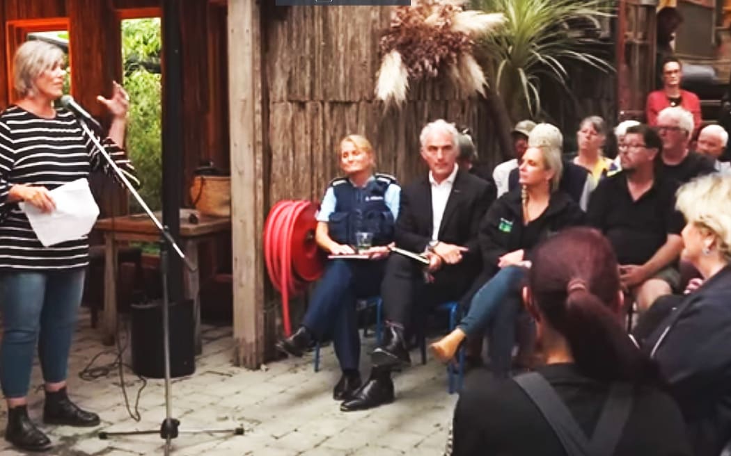 Residents of Whirinaki, Eskdale and other areas held a community meeting yesterday to voice their crime concerns to the Police and the minister Stuart Nash.