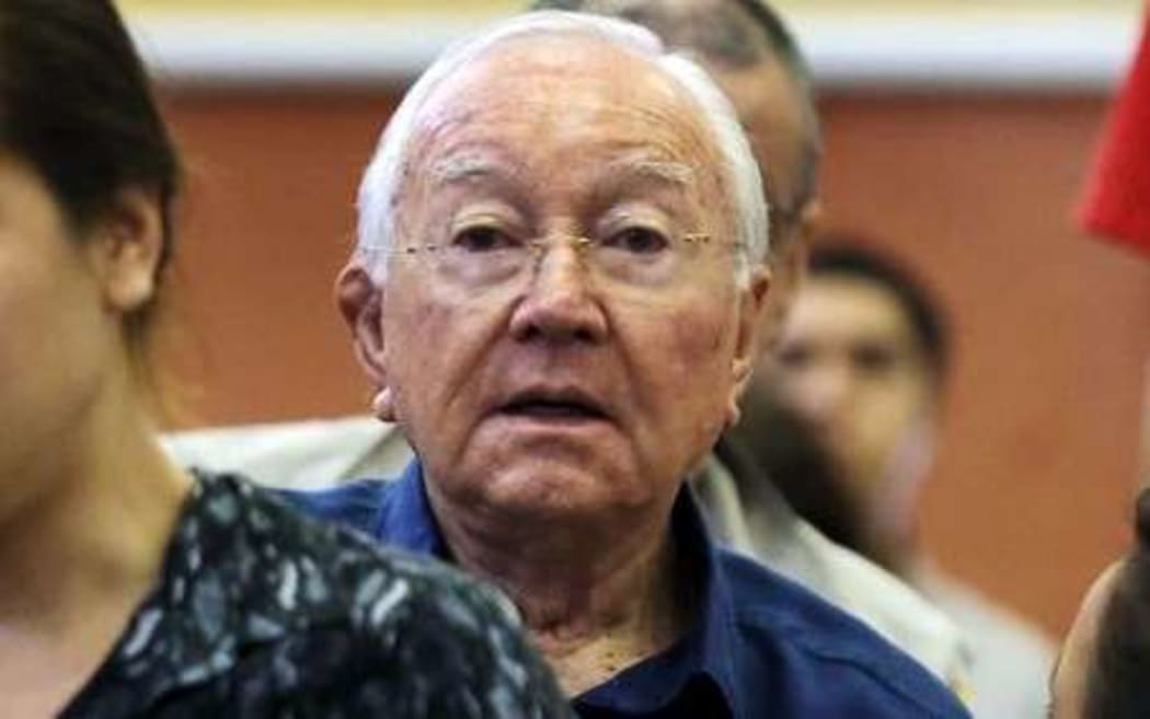 Veteran French Polynesian politician, Gaston Flosse.