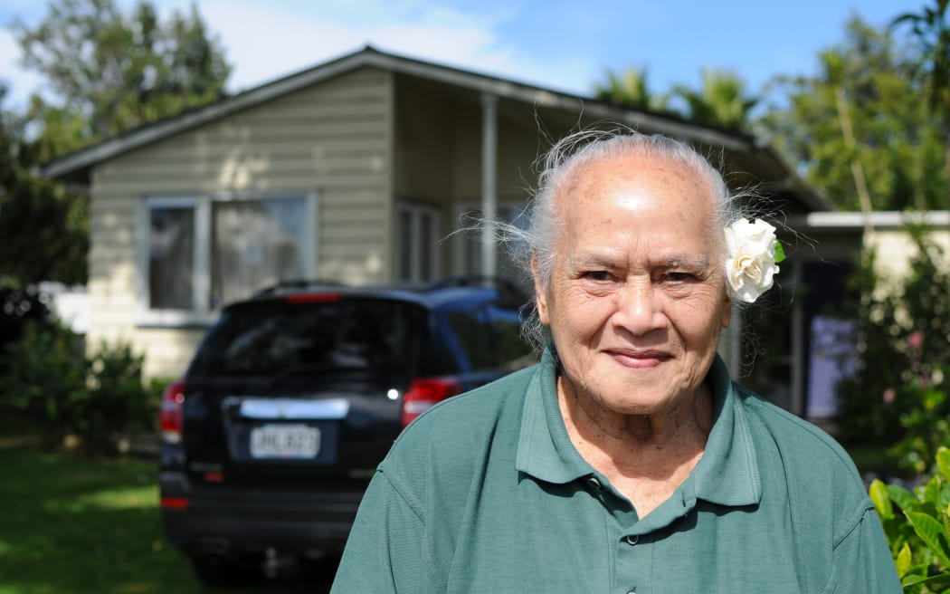 Pito Place resident Rahui Maru said she doesn’t plan to leave the street she’s called home for the past 18 years with her husband and grandson. STEPHEN FORBES/STUFF