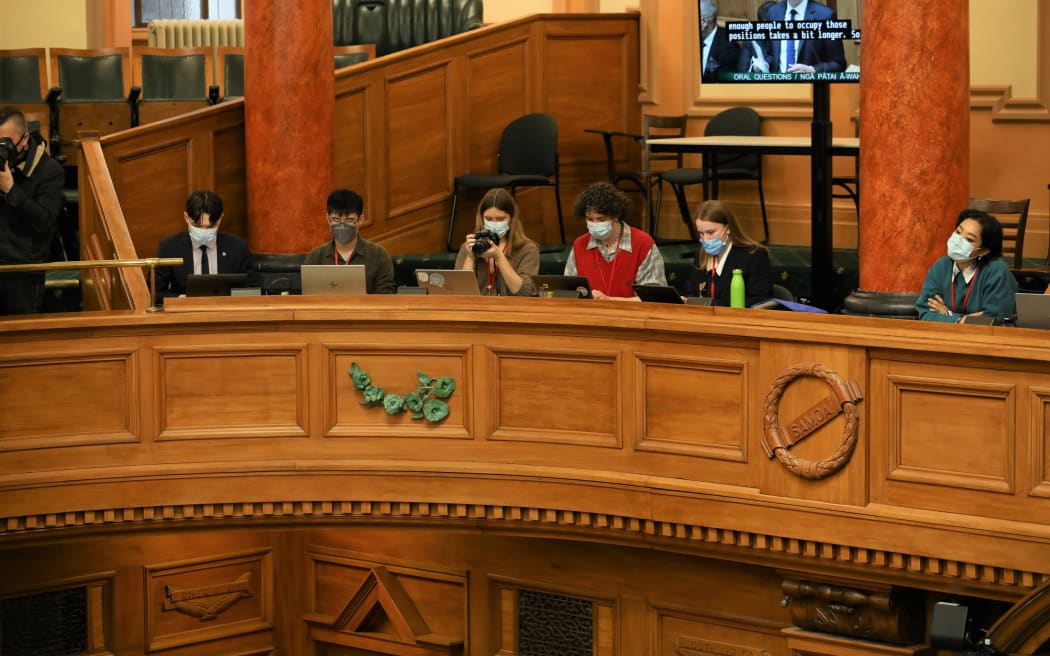 Youth Press Gallery at Youth Parliament 2022