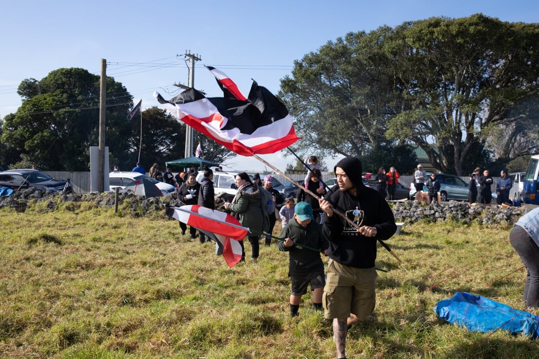 People continue to occupy Ihumatao after protestors were served an eviction notice which led to a stand-off with police.