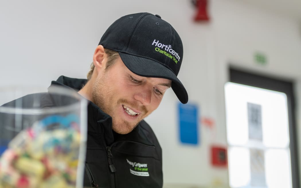 Jacob Coombridge. The Central Otago Young Grower of the Year competition by Horticulture New Zealand (HNZ).  Held Friday, 10 June 2022 at the Otago Polytechnic Campus in Cromwell.  © Copyright images: Clare Toia-Bailey / www.image-central.co.nz