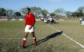 Inoke Afeaki playing for Tonga against Fiji in Nadi in 2003.