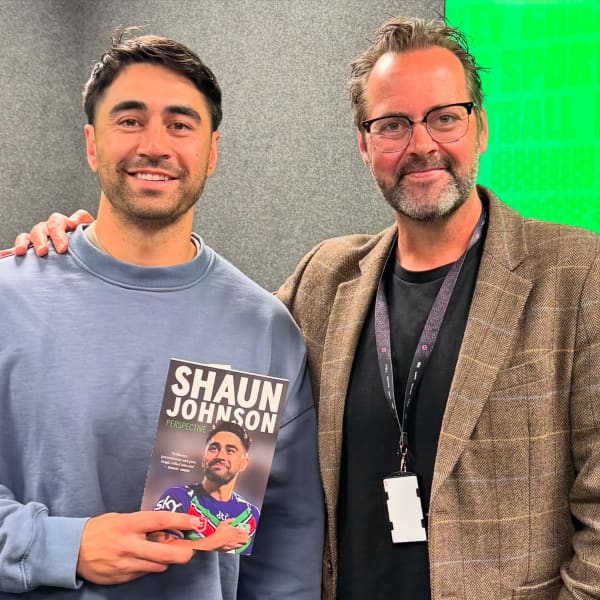Scotty Stevenson says it was a "privilege" to co-write former rugby league player Shaun Johnson's 2024 autobiography Perspective.