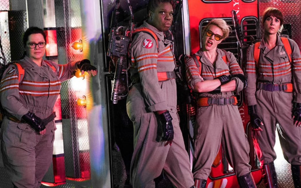 Melissa McCarthy, Leslie Jones, Kate McKinnon and Kristen Wiig feature in the latest Ghostbusters remake.