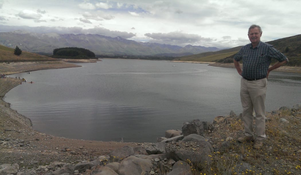 Tom Henderson at the Opuha Dam.