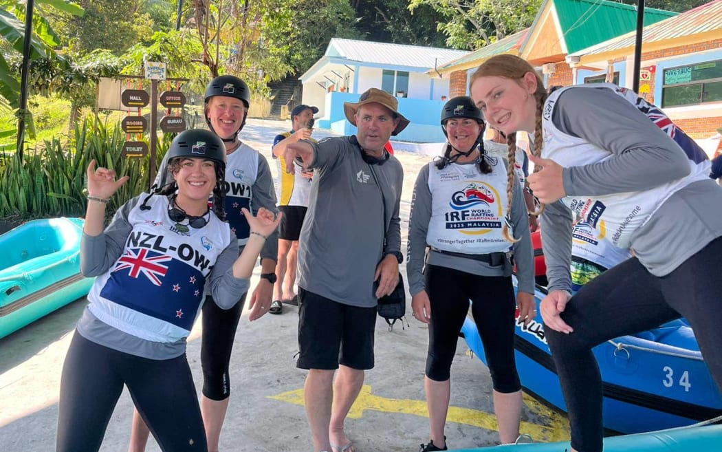 The New Zealand Women's R4 Rafting team from Rangitikei has made it to Malaysia to compete in the International Rafting Federation World Championships.