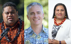 Ōtara-Papatoetoe Local Board chair Apulu Reece Autagavaia, Manurewa Local Board chair Joseph Allen and Māngere-Ōtāhuhu Local Board chair Lemauga Lydia Sosene.