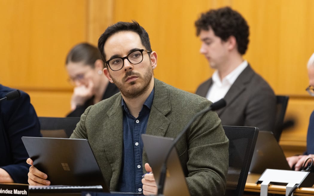 Green MP, Ricardo Menendez March taking part in Parliament's triennial Standing Orders Review.