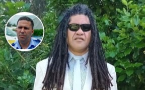 Senior Sergeant Clem Armstrong (inset) tackled Taniora Peri to the ground while he was holding a machete and meat cleaver.