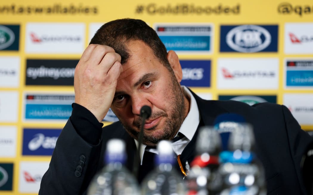 Wallabies coach Michael Cheika.
