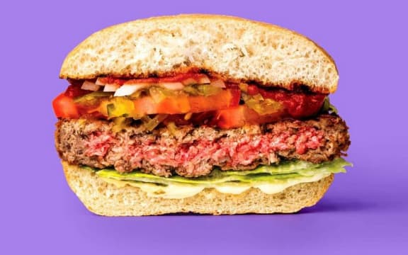 The meat-free Impossible Burger