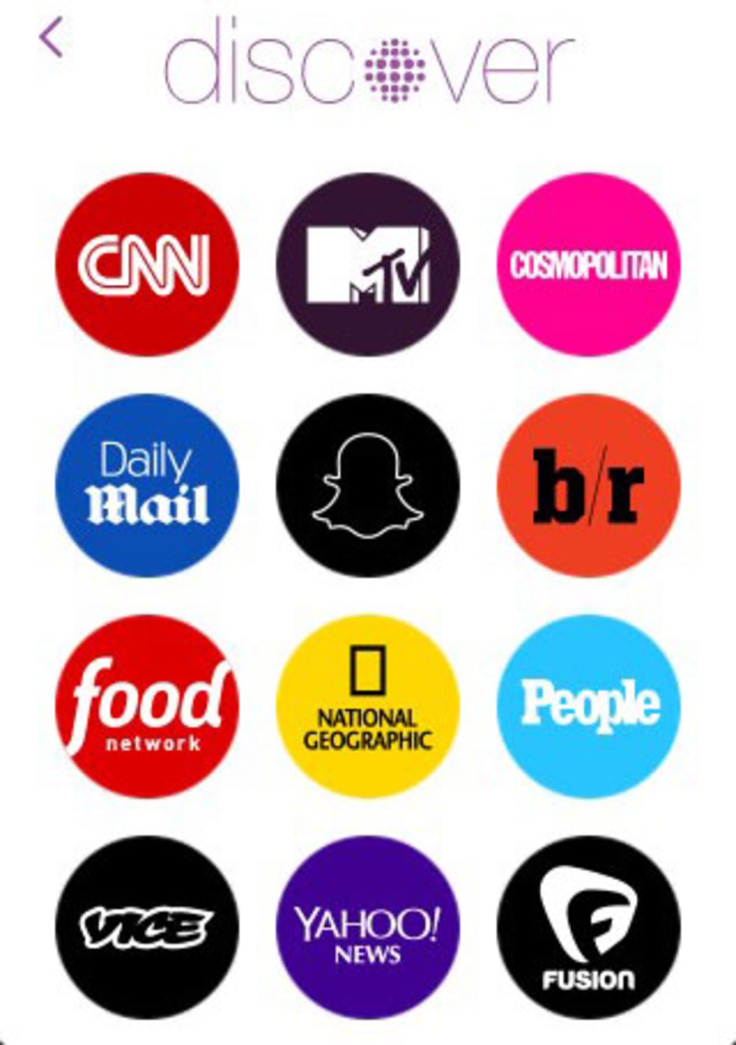 Snapchat Discover