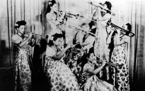 Clora Bryant with the International Sweethearts of Rhythm