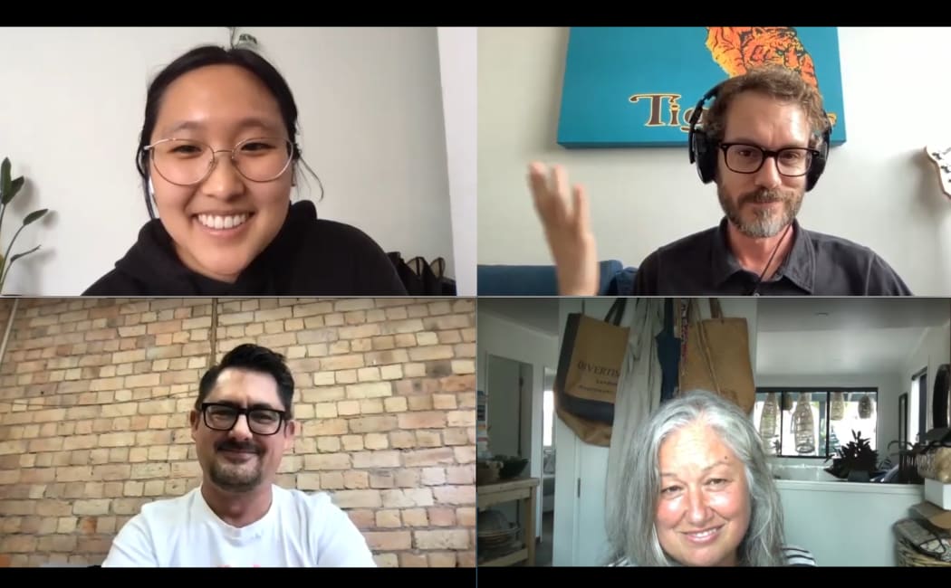 Clockwise: Jess Fu, Tony Stamp, Jana Rangooni, David Ridler