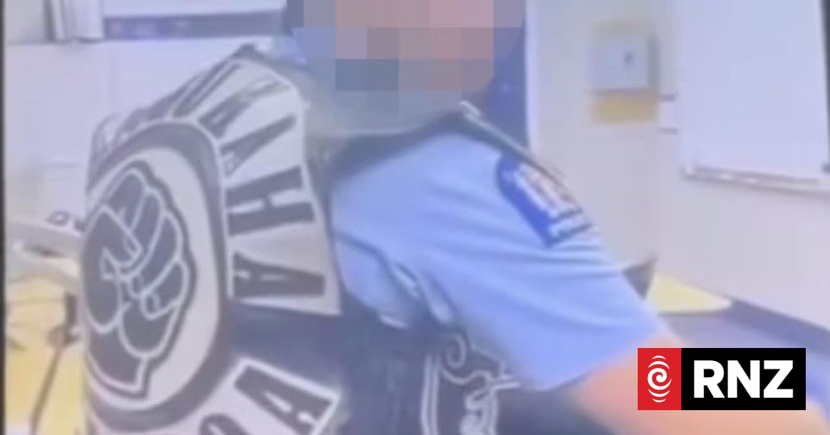 Police Minister Mark Mitchell criticises cop posing with gang patch | RNZ