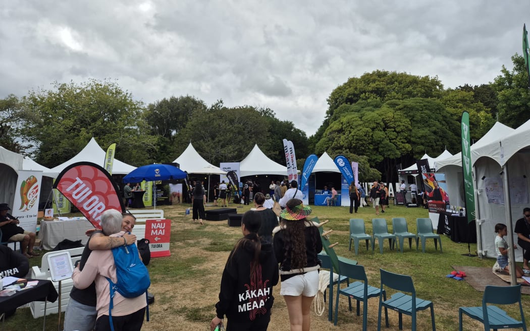 The health and wellbeing area of the Marketplace at Te Matatini