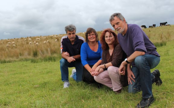 Members of the Massey university leptospirosis research group: Left to right  Mr Neville Haack, DrJackie Benschop, Dr Julie Collins-Emerson and Professor Cord Heuer.