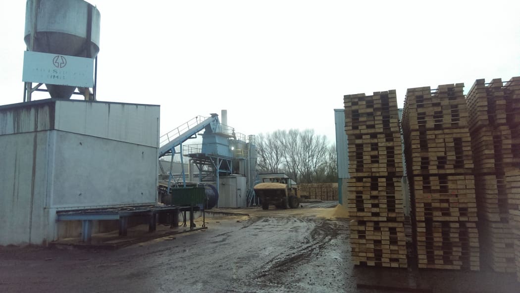 The Millstream lumber division in Milton.