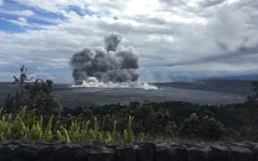 Hawaii Big Island Kilauea Summit explosion sends large plume of toxic gas into the air
