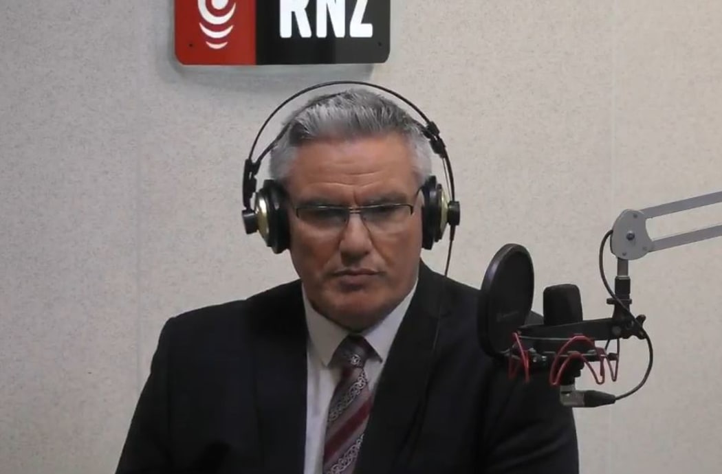 Kelvin Davis in the studio.