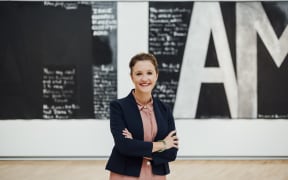 Portrait of Kirsten Paisley at the National Gallery of Australia.