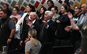 About 80 people filled the public gallery at the Rotorua Lakes Council chamber.