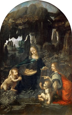 Vergine delle Rocce (Virgin of the Rocks) by Leonardo Da Vinci