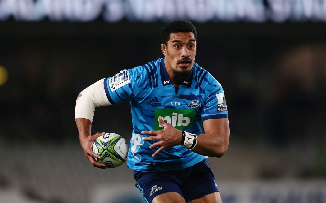 Jerome Kaino in his last match for the Blues at Eden Park