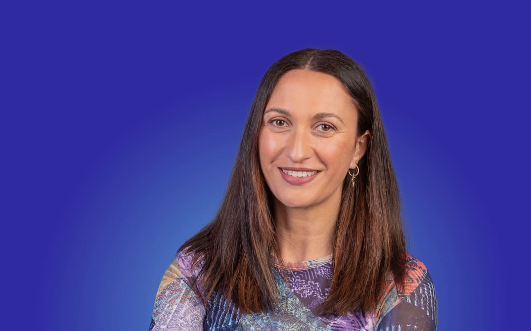 Promotional graphic for Music 101 with Kara Rickard. Kara Rickard smiles at the camera against a blue-to-purple gradient background.