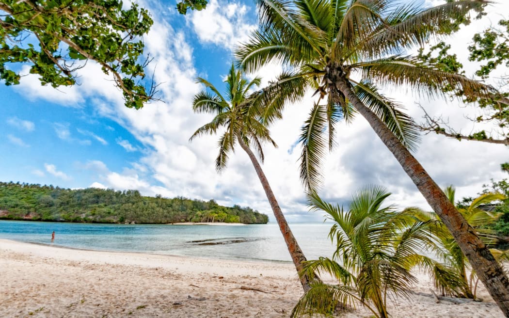 A beach in Vava'u island group, Tonga