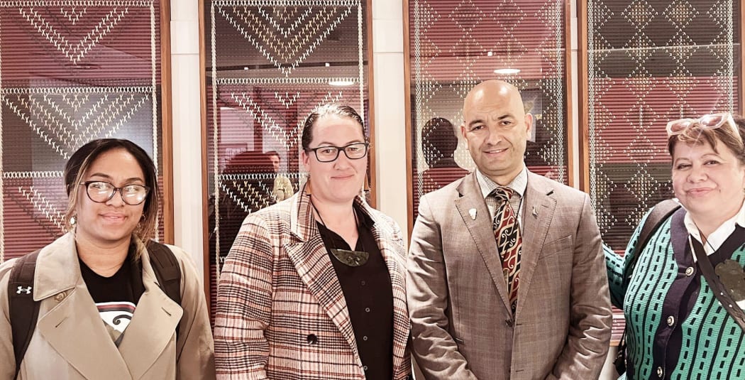 Bianca Johanson (pictured right) met with the Associate Minister of housing Tama Potaka who is responsible for responding for homelessness.